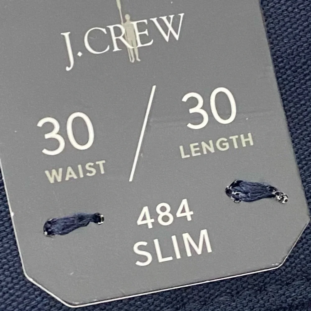 J. Crew 484 Slim-Fit Tech Pant Navy Blue